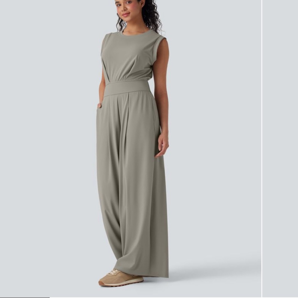 HALARA Stylish Gray Jumpsuit